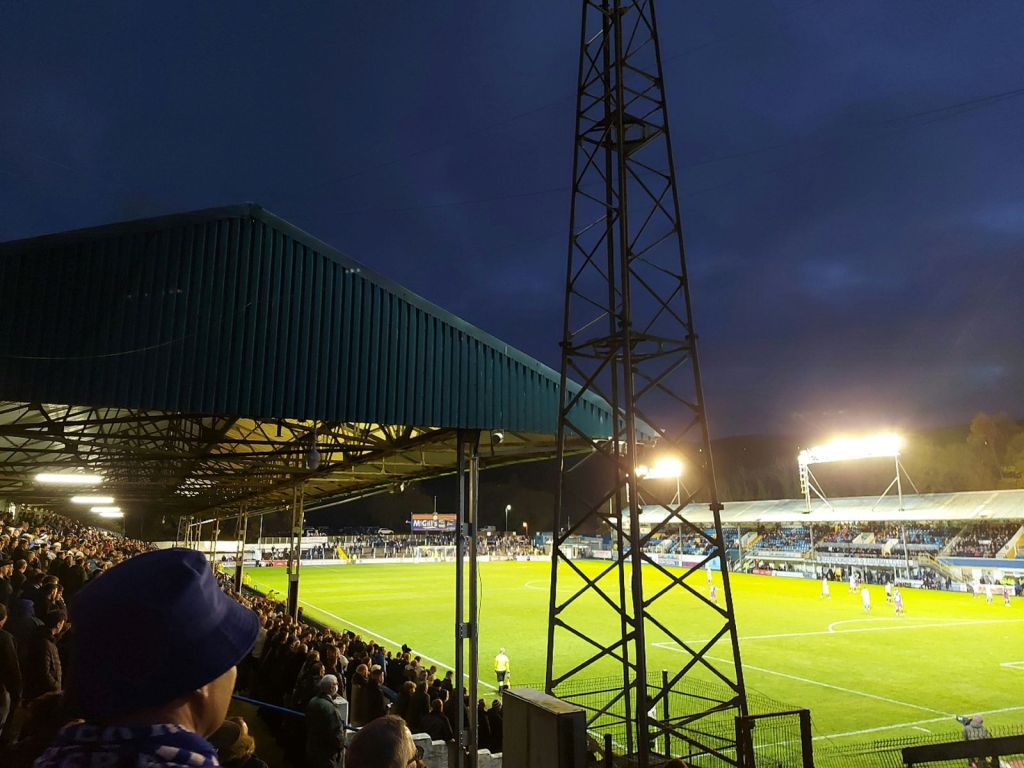 Cappielow Stadium, the home of Greenock Morton FC.